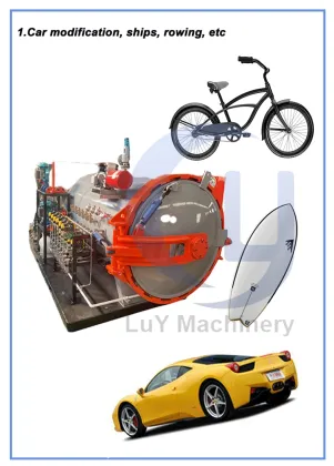 Direct Manufacturers Large Composite Carbon Fiber Autoclave Automatic Laminated Glass Autoclave
