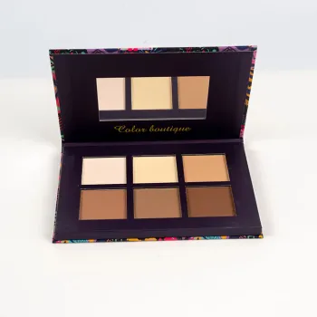 Three-Dimensional Private Label Bronzer 6 Colors Palett