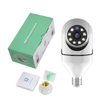 360度WiFi電球カメラ - 工場出場ホット販売480p電球監視カメラ