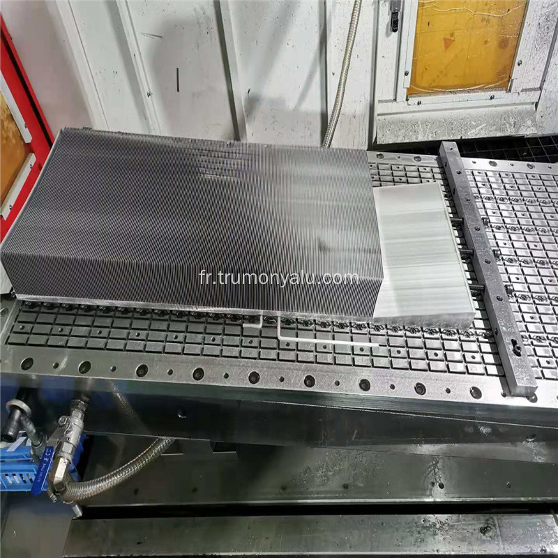 La conception du dissipateur thermique à ailettes en aluminium se développe avec du cuivre