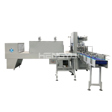 L Typ Füllung und automatische Filmflaschenverpackungsmaschine