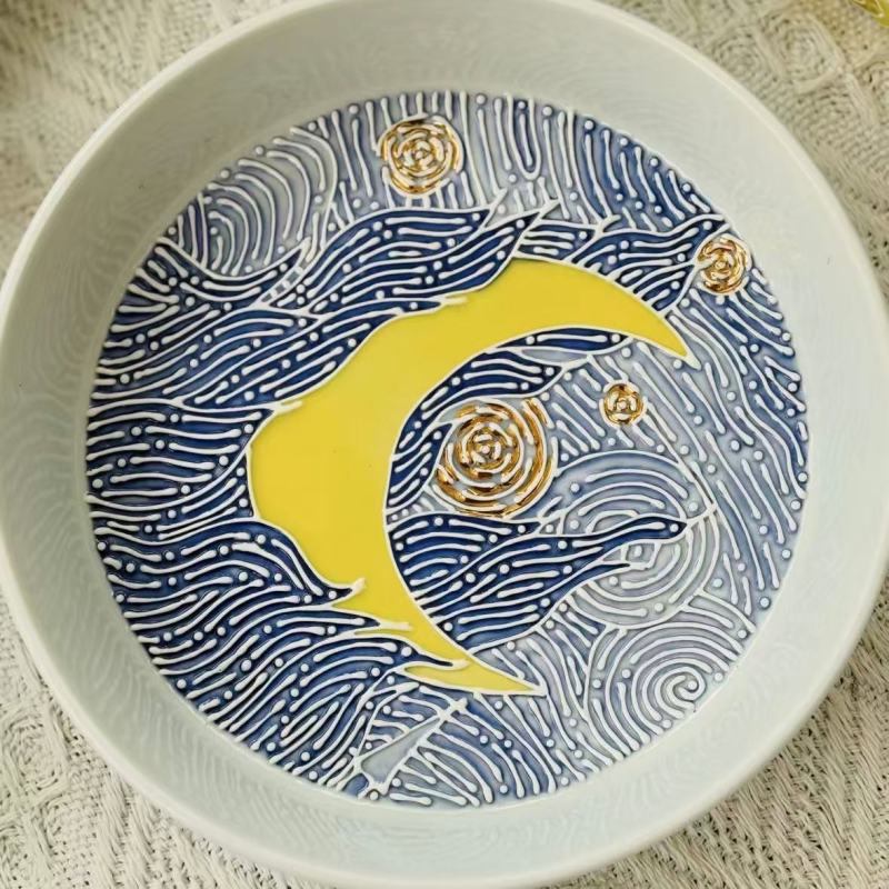Starry Night Collection Designer Plates