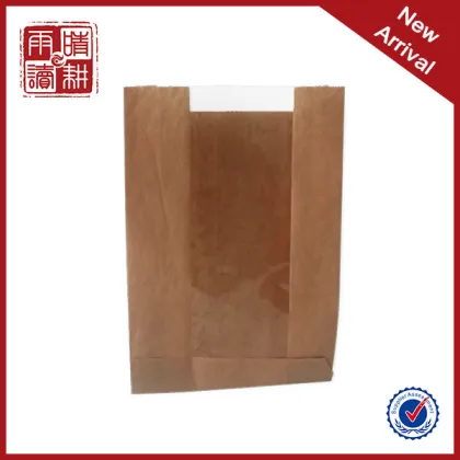 PE window french fries paper bags food packaging paper bags for french fries
