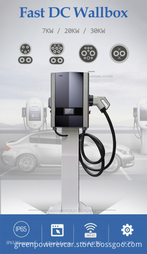 22kW Wall-Mounted 3-Phase EV Charging Station - Easy Installation