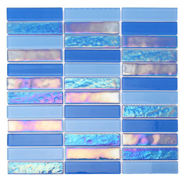 Personnalisation des carreaux de mosaïque en verre cristallin symphonique