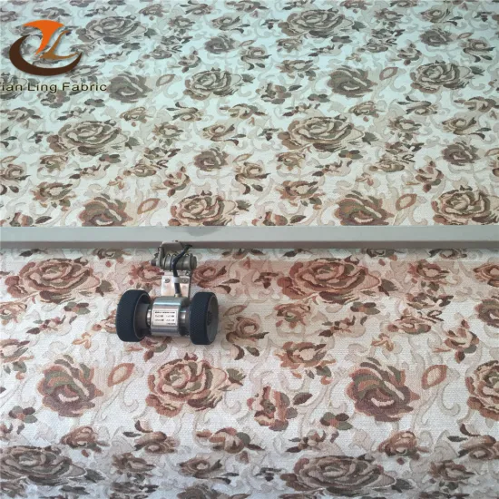 beautiful flower design pillow cover fabric