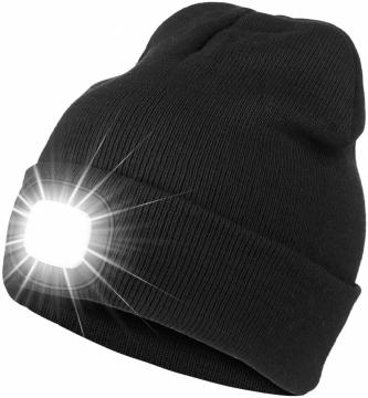 Özel Yumuşak Sıcak Led Logo Örme Beanie Şapkası