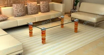 crystal table bases