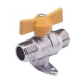 HT-F03 Double external wire mesh base ball valve