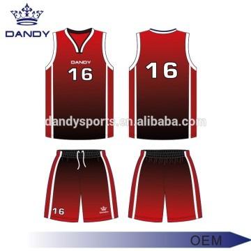 Levné síťované basketbalové uniformy