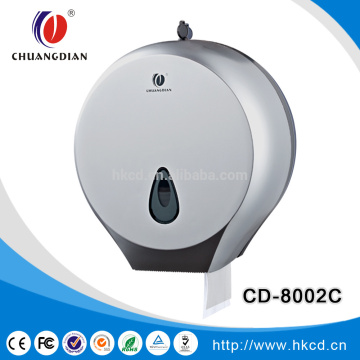 Wall mounted ABS public Toilet two core and large jumbo roll tissue dispenser with lock and key