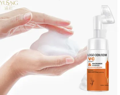 Vitamin C Facial Cleanser Brush Head - Deep Cleaning Blackhead Removal Mild Facial Cleanser