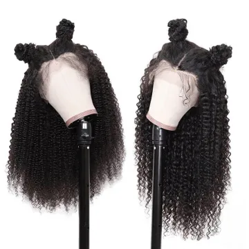 Virgin Human Hair Wig 13X4 13X6 Hd Lace Frontal Wig Brazilian Afro Kinky Curly Wig