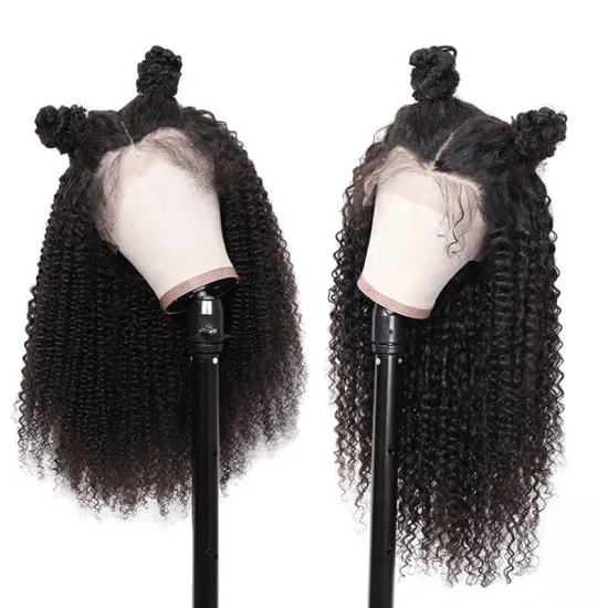 Virgin Human Hair Wig 13X4 13X6 Hd Lace Frontal Wig Brazilian Afro Kinky Curly Wig