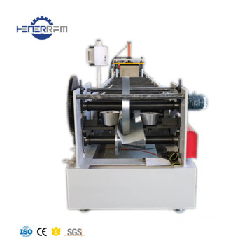HENER Factory Rain Gutter Roll Forming Machine with Touch Screen and Button