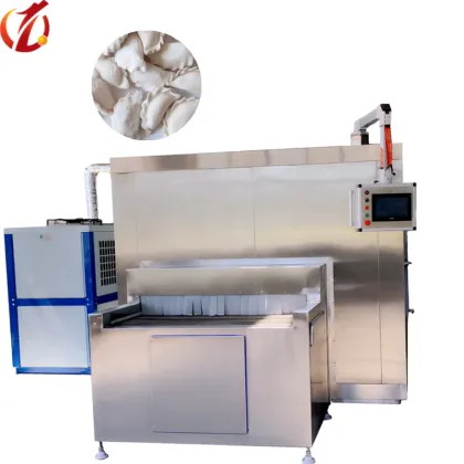 Tunnel Quick Freezing Machine for Frozen French Fries and Dumplings Production Line