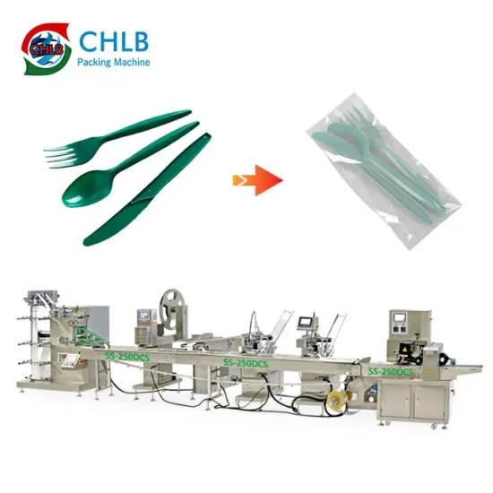 Automatic Utensil and Napkin Packing Line - Toothpick Packing Machine