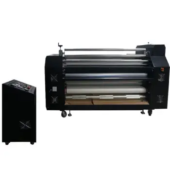 Feeding Top Drum Roller Heat Transfer Machine , Dye Sublimation Equipment