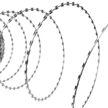 Lama di rasoio spinato a fisarmonica per scherma