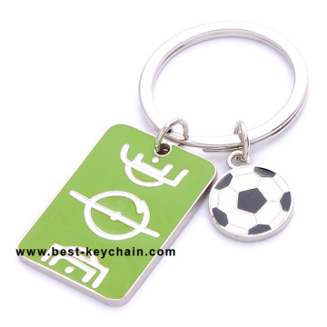 Metal Football Custom Promotional Soccer Keychains (BK11671-)