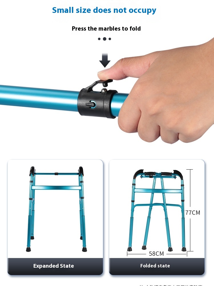 All-Terrain Elderly Mobility Seniors' Dedicated Fracture Rehabilitation Assistive Devices for Elderly Regulate Height Walker Aid4