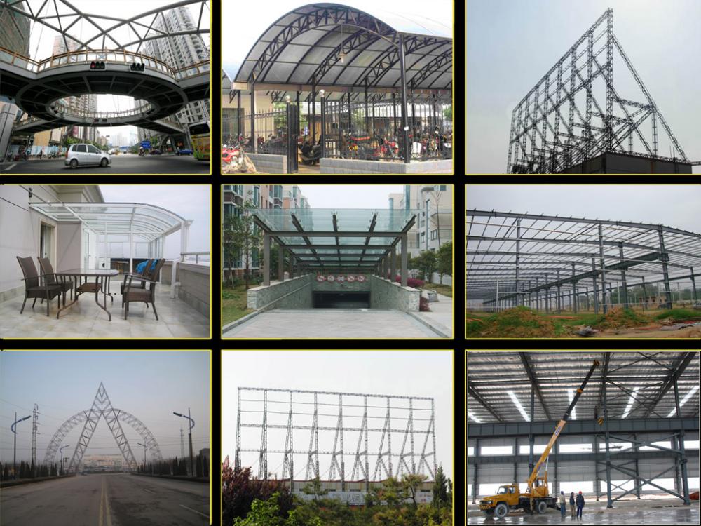 Pre-engineered steel structure construction