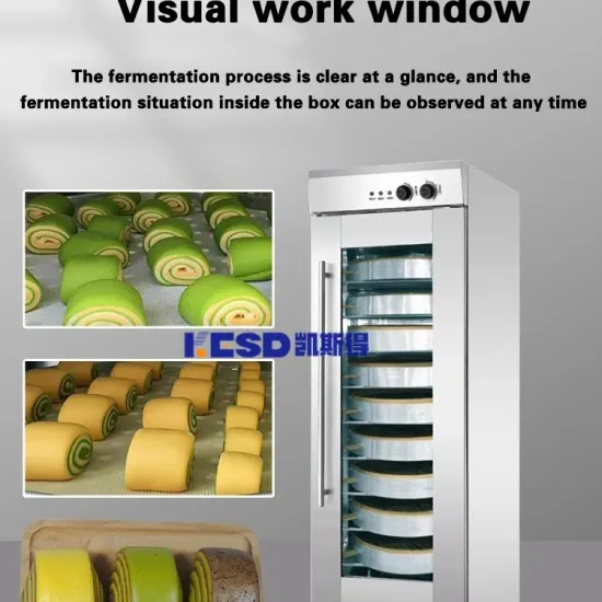 36 Trays Double Doors Bread Fermenting Proofer Oven Refrigerated Frozen Bread Proofer Electric Food Dough Mixer Fermenter