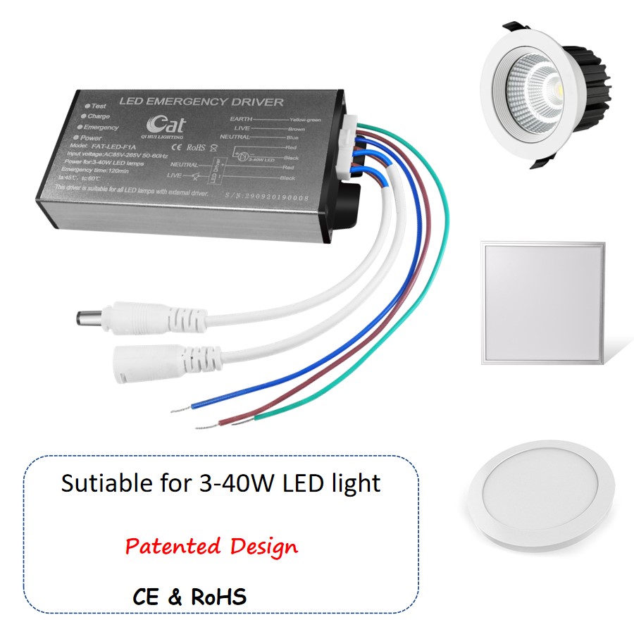 2 Stunden LED-Notfallpaket