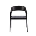 Wholesale Modern Style Restaurant Cafe Wood Plywood Seat Dining Chair With Wood Leg