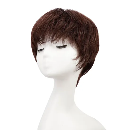 Cheap Vendors 100%  Brazilian Full Cosplay Pixie Cut Styles Human Hair Natural Whole Short Wigs