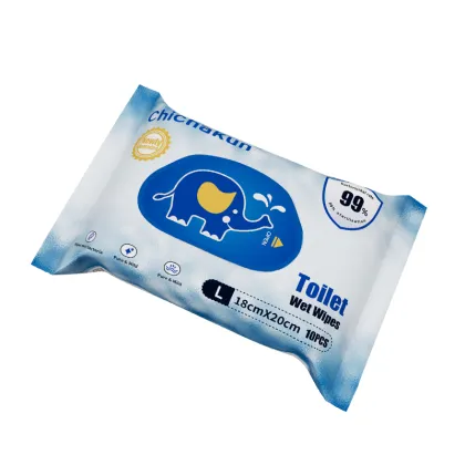 Convenient Toilet Flushable Wipes Pack