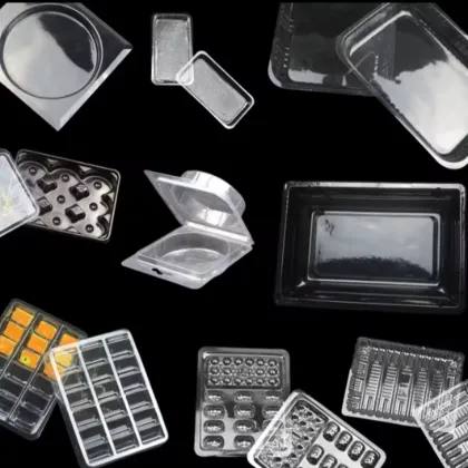 Golden PET Blister Chocolate Candy Food Packaging Tray