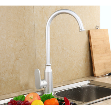 High Quality Single Handle space aluminum oxide Sink Deck Mounted Kitchen Faucet