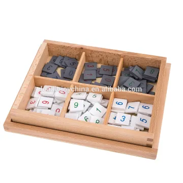 Montessori-number tiles