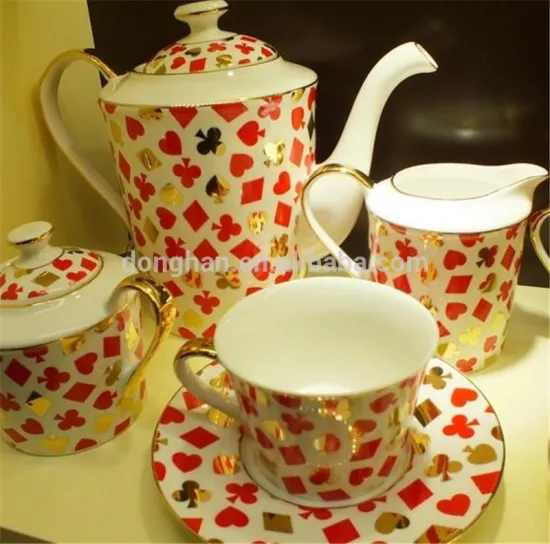 china factory logo custom Turkish Tea Set