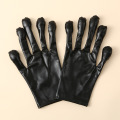 Adult Unisex Shiny Metallic Spandex Alien Gloves