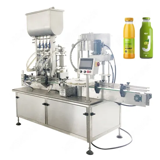 Automatic Linear Piston Dosing Fruit Juice Filling and Capping Machine (HYGX-100)