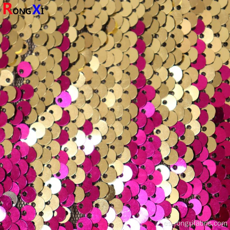 Rollo de lentejuelas multifuncional de 5 mm rosa para ventas al por mayor