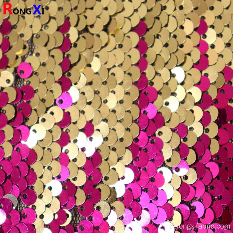 Rouleau de paillettes multifonctionnel de 5 mm rose pour la vente en gros