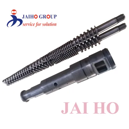 KraussMaffei KMD40 and KMD60 Conical Twin Screw Extruder Barrels