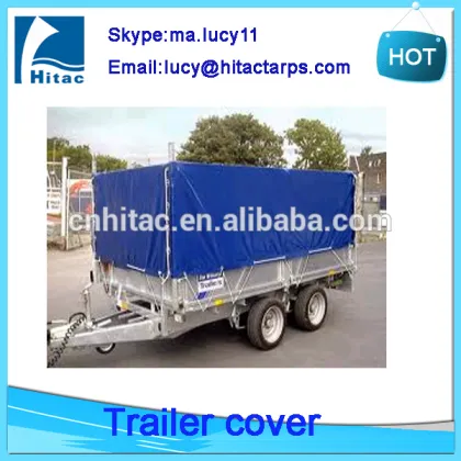 Waterproof pvc vinyl cargo utility trailer covers