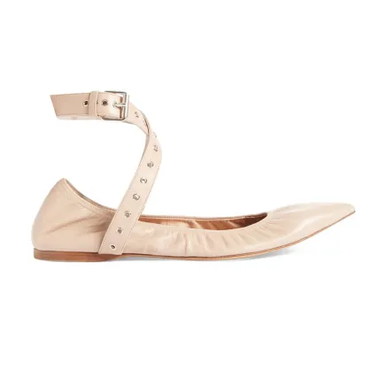 lovely flat loafers shoes leather one strap