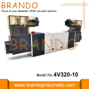 4V320-10 Airtac Tipo 5/2 válvula solenoide neumática