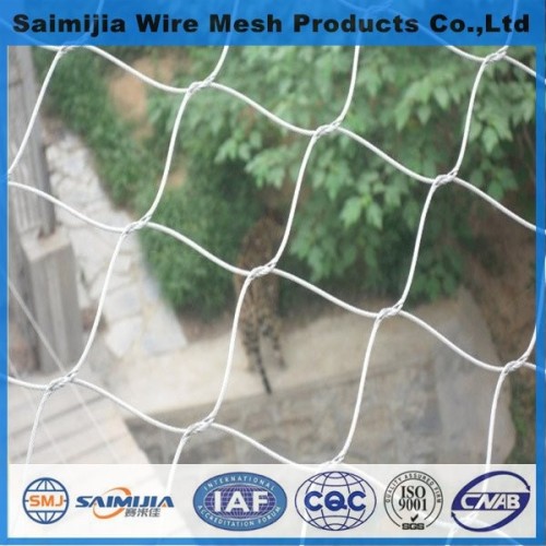 stainless steel 304 316 316L wire rope protective zoo mesh