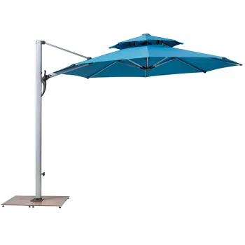 Wesunny Supplier Standard Size Sun Outdoor Pool Beach Parasol Umbrella with Base