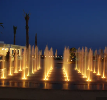 Musical Dancing Floor Dry Land Deck Water Fountain