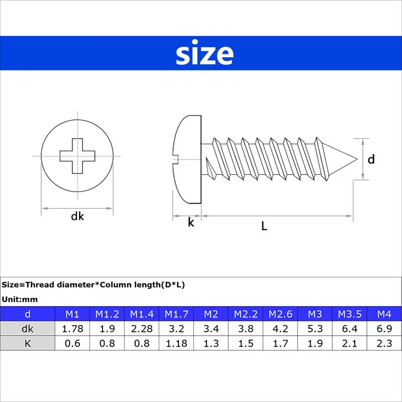 Phillips Round Head Screw