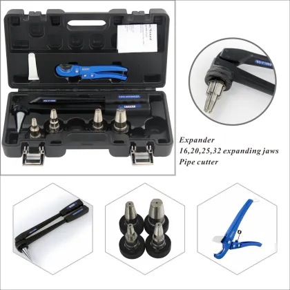 Uponor PEX Pipe Tube Expander 16,20,25,32mm ProPEX Expansion Tool Kit for Water and Radiator Connection