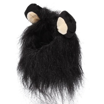 2015 New High Quality Hot Sale Cool Pet Costume Mane Wig For Cat Halloween Clothes Fancy Dress up With Ears New