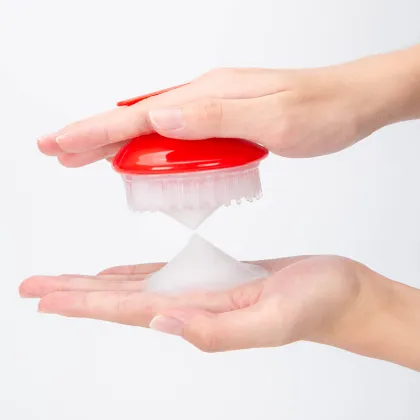 Soothing Head Growth Hair Care Tool: Scalp Massager for Bath and Shampoo